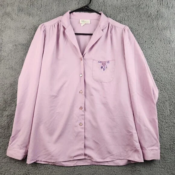 Vintage Levis Pearl Button Western Shirt Womens Small Purple Cowgirl Rodeo 80s - Picture 1 of 11